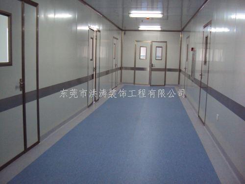 工作人员进入宁国洁净室的管理