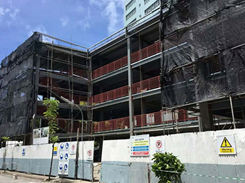太阳神厂房钢结构隔层工程